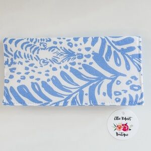 Lilly Pulitzer inspired checkbook cover wallet by Ellie_Robert_Boutique